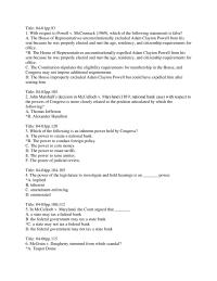 Constitutional Law Chapter 4 Which The Following Inherent Power Held Congress