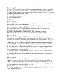 Constitutional Law Chapter 10 After 1937 Most Supreme Court Observers Believed