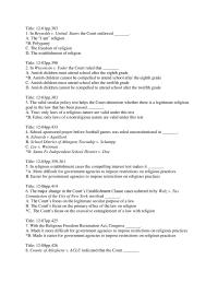 Constitutional Law Chapter 12 Reynolds United States The Court Outlawed
