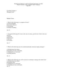 Management Chapter 04 Increases The Stress Levels Human Resources Personnel