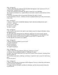 Constitutional Law Chapter 18 Which The Following Statements Best Describes The