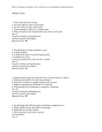 Chapter 14&nbsp;A benefit of shared leadership compared with