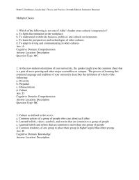 Chapter 16 A cognitive Domain Knowledge answer Location Clusters World Cultures question