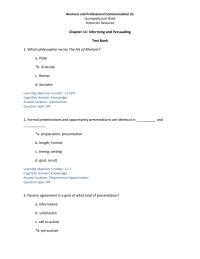 Business Communication Chapter 11 Which Philosopher Wrote The Art Rhetoric Plato
