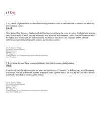 International Business Chapter 1 Which The Following Has Been Reduced