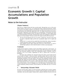 Economics Chapter 8 Homework&nbsp;The lecture notes distinguish carefully between&nbsp;the steady-state