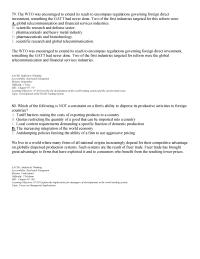 International Business Chapter 7 The Wto Was Encouraged Extend Its