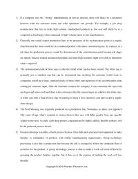 Management Chapter 3 Homework Group Technology Resembles Batch Process Because Has