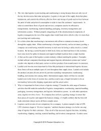 Management Chapter 8 Homework Landed Costs Include The Product Cost Plus