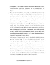 Management Chapter 9 Homework Linear Regression Develop Time Series Forecast Different