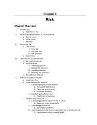 Marketing Chapter 3 Homework&nbsp;How does risk affect the financial management&nbsp;