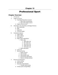 Marketing Chapter 15 Homework The MLS Has Hard Salary Cap But