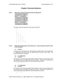 Programming Languages Chapter 5 Homework Java Software Structures 4th Edition Exercise Solutions