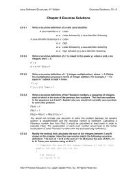 Programming Languages Chapter 8 Homework You would not normally use recursion to solve this problem