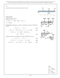 Mechanical Engineering Chapter 7 Homework&nbsp;Rod AB is fixed to a smooth collar D