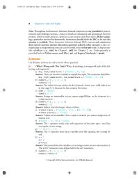 Programming Languages Chapter 5 Homework Answer Strings Are Immutable You Cannot Assign99ikjm