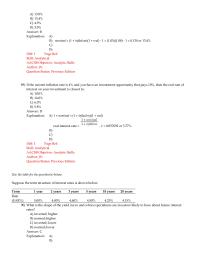 Chapter 05 Us Treasury Securities for The Same Horizon Most