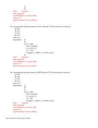 Chapter 06 The Bond Zero coupon Bond The Bonds Yield