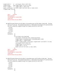 Chapter 13 Fords Debt trades With Yield Maturity 85 What