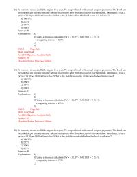 Chapter 15 The Call Price Generally Set Below And