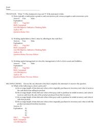 Chapter 19 If Vega were able to reduce its annual increase in working