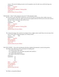 Chapter 19 Which of the following money market investments is short-term