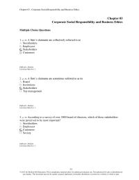 Business Development Chapter 3 Firms Claimants Are Collectively Referred