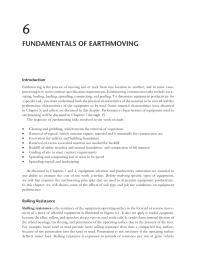 FUNDAMENTALS OF EARTHMOVING