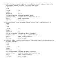 Business & Finance Chapter 11 Incidental damages include all reasonable costs or expenses