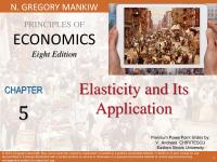 GREGORY MANKIW PRINCIPLES OF ECONOMICS Chap 5