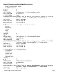 Investments & Securities Chapter 3 Alternative Types Orders Availablequestion