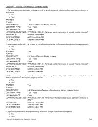Investments & Securities Chapter 4 Refer Exhibit 41 Assume That Stock