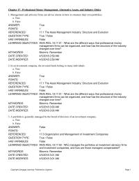 Investments & Securities Chapter 17 The Case Closed end Investment Companies Shares