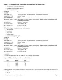 Investments & Securities Chapter 17 How do you compute the net asset value (NAV) for investment