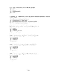 Speech Chapter 12 Understanding Speech Genres Which Ancient Greek Genre Speech Was Described