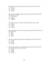 Speech Chapter 14 Informative Speaking Teaching Not Browbeating One Strategy For Observing