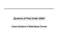 Industrial Engineering Chapter 16 Homework In state space format, a linear system is represented as