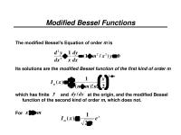 Industrial Engineering Chapter 25 Homework Modified Bessel Functions The Modified Bessel Equation