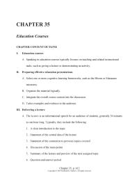 Speech Chapter 35 Homework Content Presentation Ideas Student Activity Students Often