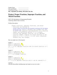 Programming Languages Chapter 3&nbsp;Sample Projects&nbsp;Compile, Run, and Submit to LiveLab