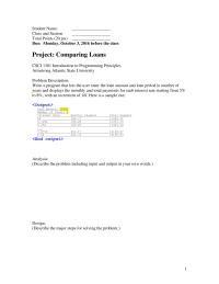 Programming Languages Chapter 5&nbsp;Sample Projects&nbsp;Compile Run And Submit Livelab Exercise 0521 You