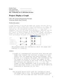 Programming Languages Chapter 14&nbsp;Sample Projects&nbsp;For Example The Sample Graph Position 00 Position 01