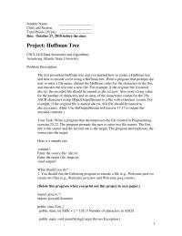 Programming Languages Chapter 25&nbsp;Sample Projects&nbsp;The program prompts the user to enter two file names