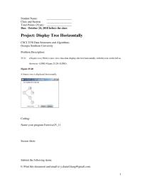 Programming Languages Chapter 25&nbsp;Sample Projects&nbsp;Coding Name Your Program Exercise 2511 Screen Shots
