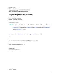 Programming Languages Chapter 27&nbsp;Sample Projects&nbsp;Collection Test Your Program Using The