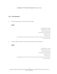 Accounting Chapter 7 Accounting For Marketable Securities an Unrealized Holding Loss