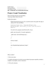 Programming Languages Chapter 29&nbsp;Sample Projects&nbsp;Exercise 2912 Extends Application Public Static Void Main string