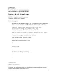 Programming Languages Chapter 31&nbsp;Sample Projects&nbsp;Construct a graph from edges and vertices stored