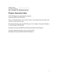 Programming Languages Chapter 33&nbsp;Sample Projects&nbsp;User Username Password Values Tim 123 Part