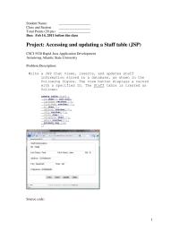 Programming Languages Chapter 38&nbsp;Sample Projects&nbsp;Source Code Screen Shot What Submit This